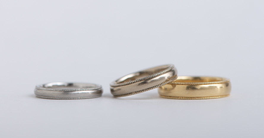 Toile Milgrain ring / 110,000~