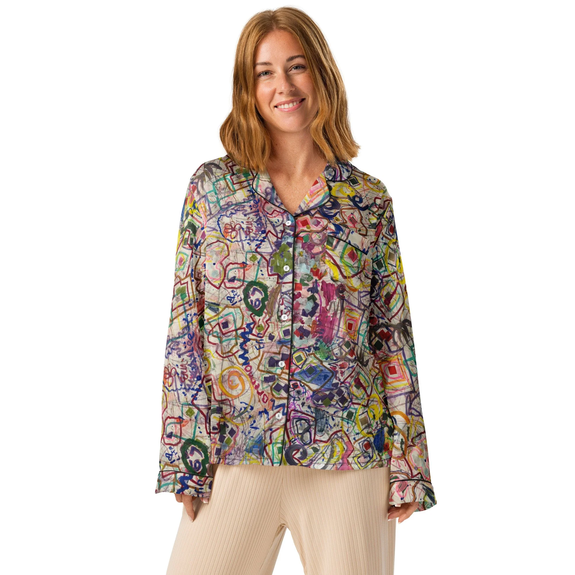 MHDC/Cape Long Sleeve PJ Top
