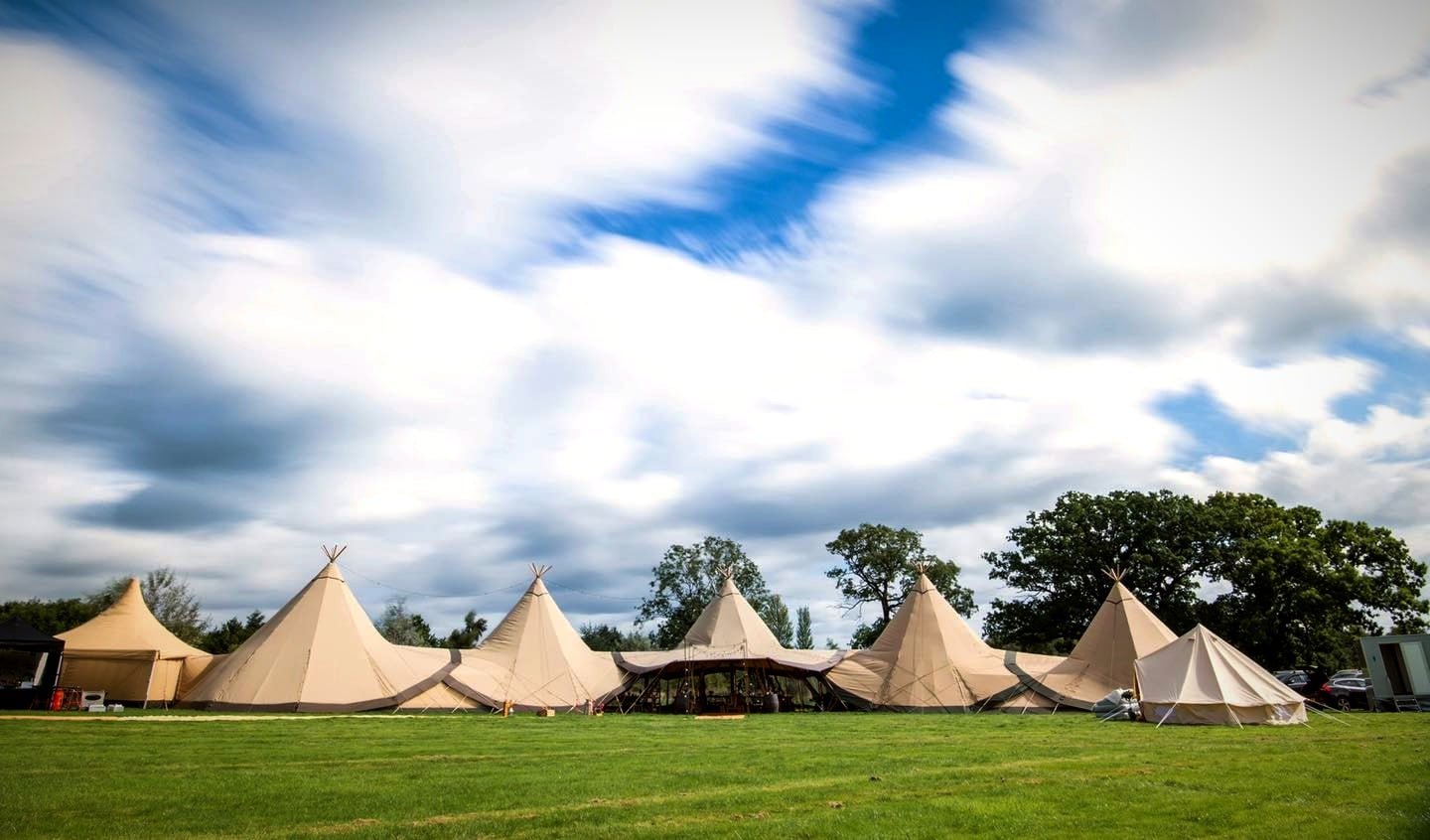Shire Tipis - 4 x Giants Hats, Midi Hat &amp; Catering Tent