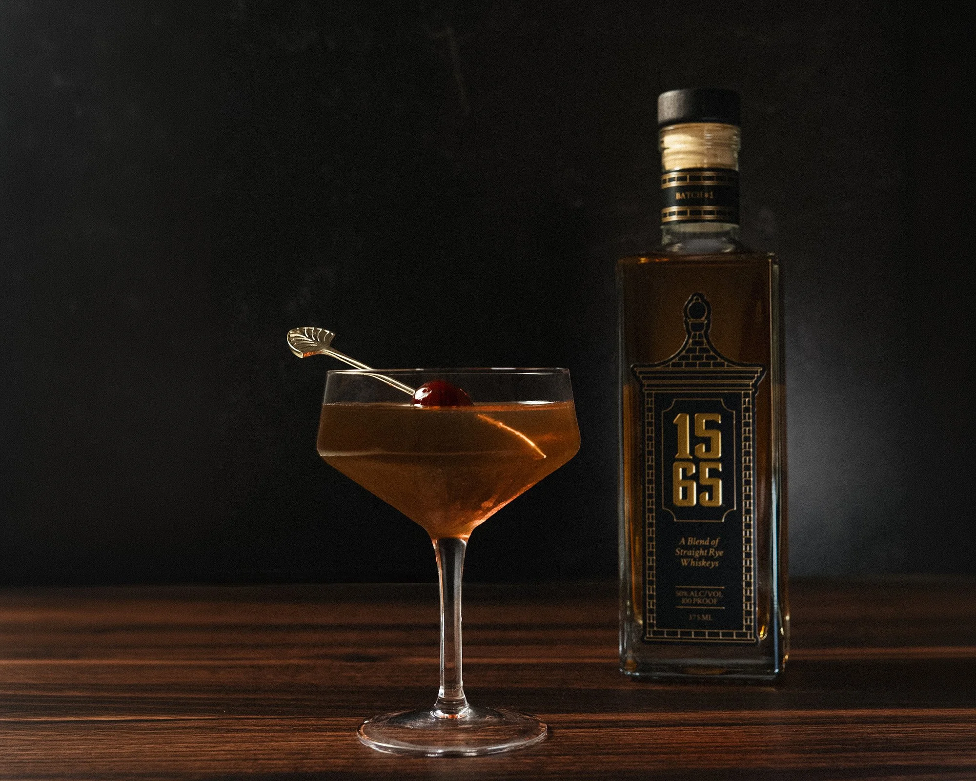 1565 Rye Whiskey Manhattan