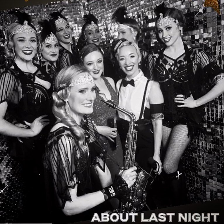 What a ball we had, just love these girls @theitgirlsuk #sparklelikeyoumeanit #cabaretsax #burlesque