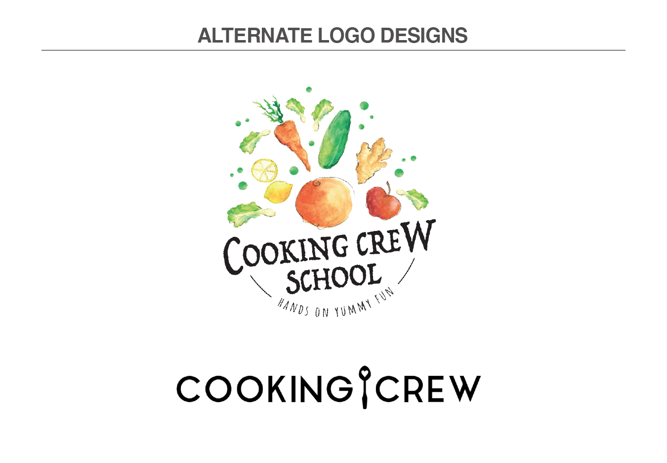 ALTERNATE LOGO DESIGNS