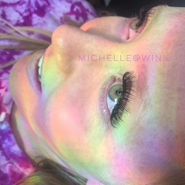 Check out that rainbow from my window 😍🌈 Swipe &lt;~ for the before of this hybrid set in this green eyed beauty 💕 @michelle_at_wink #winkgrovecity #winklashspa #grovecity #grovecityohio #grovecityspa #grovecitylashes #grovecitybrows #grovecityfac