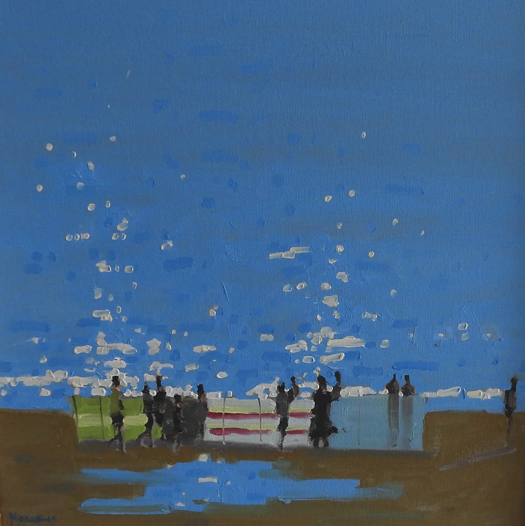 Windbreakers, 32 x 32cm, SOLD