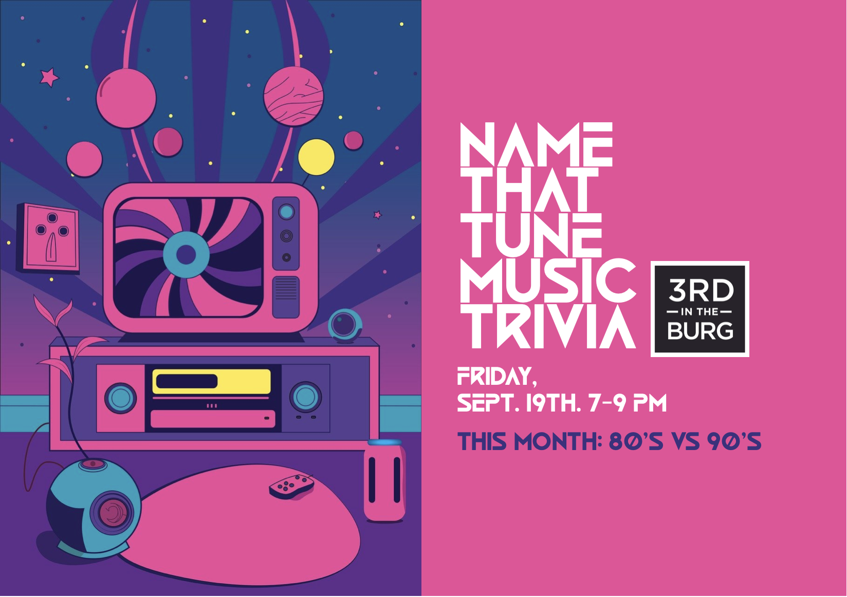 Name That Tune Music Trivia: 80s vs 90s