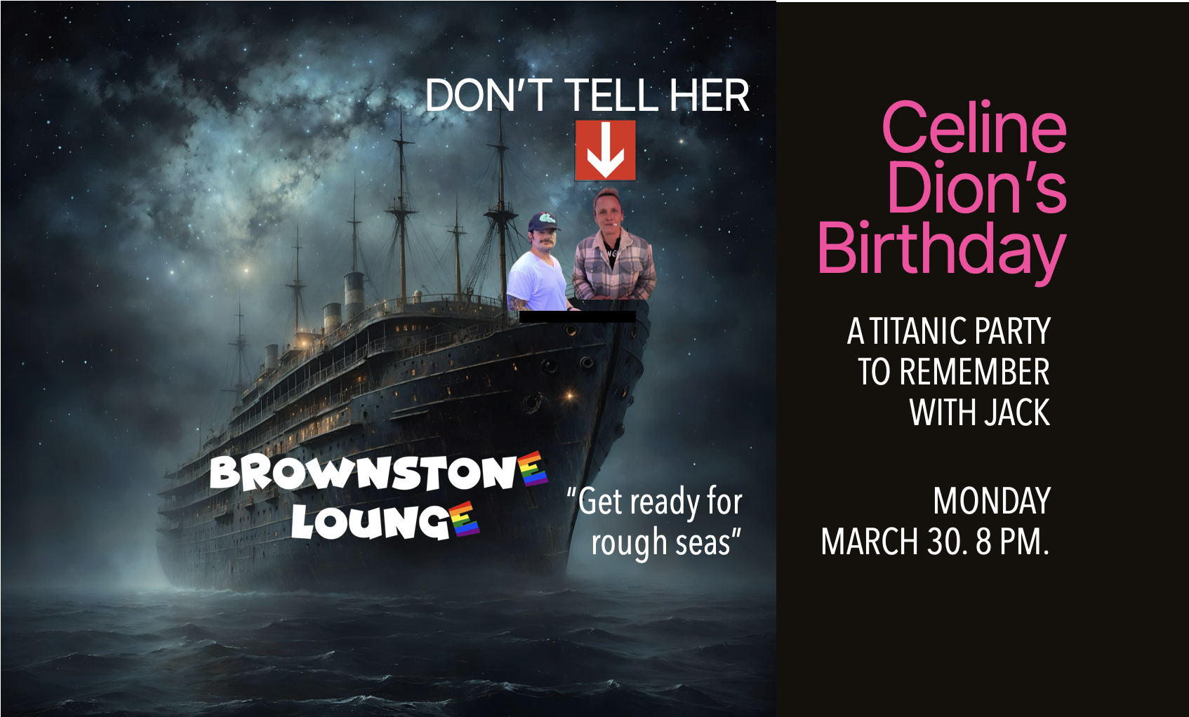 Celine's Birthday: A titanic party to remember