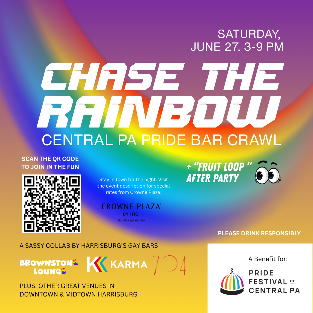 Chase The Rainbow Bar Crawl for Pride