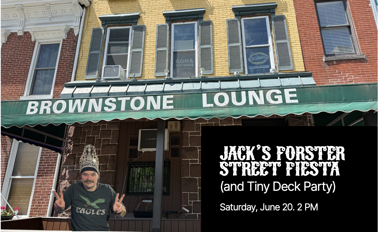 Jack's Forster Street Fiesta (and tiny deck party)