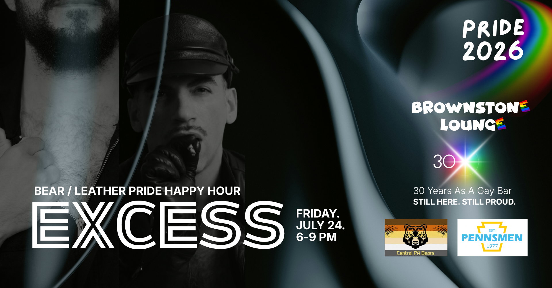 EXCESS: Bear/Leather Pride Happy Hour