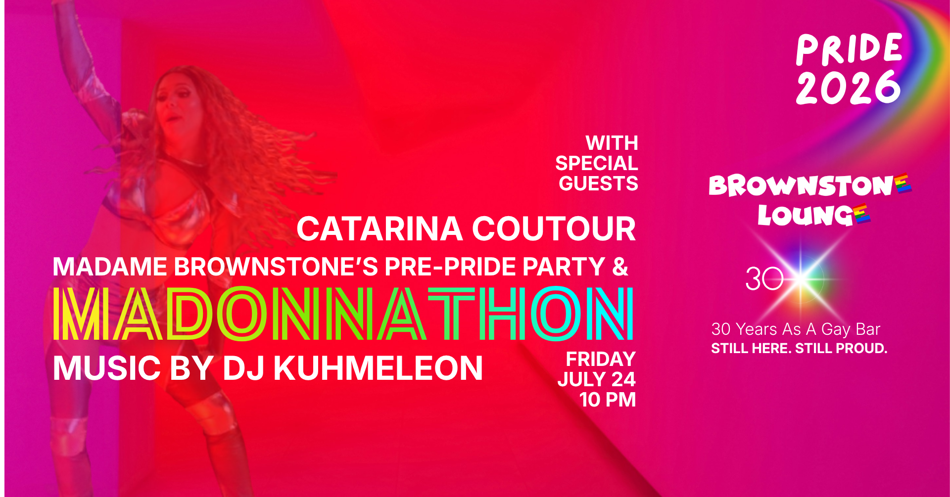 Madame Brownstone's Pre-Pride Bash &amp; Madonnathon