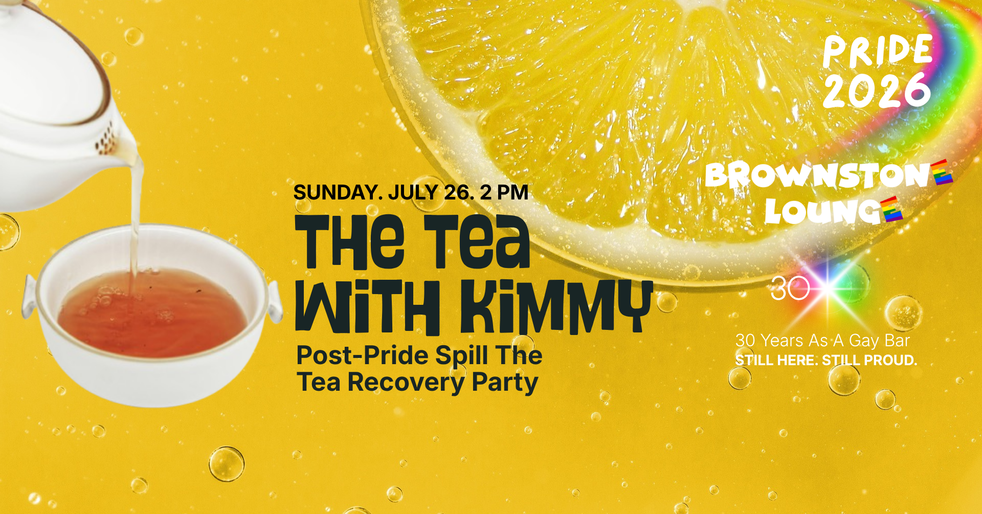 The Tea with Kimmy: Post-Pride Spill The Tea Party