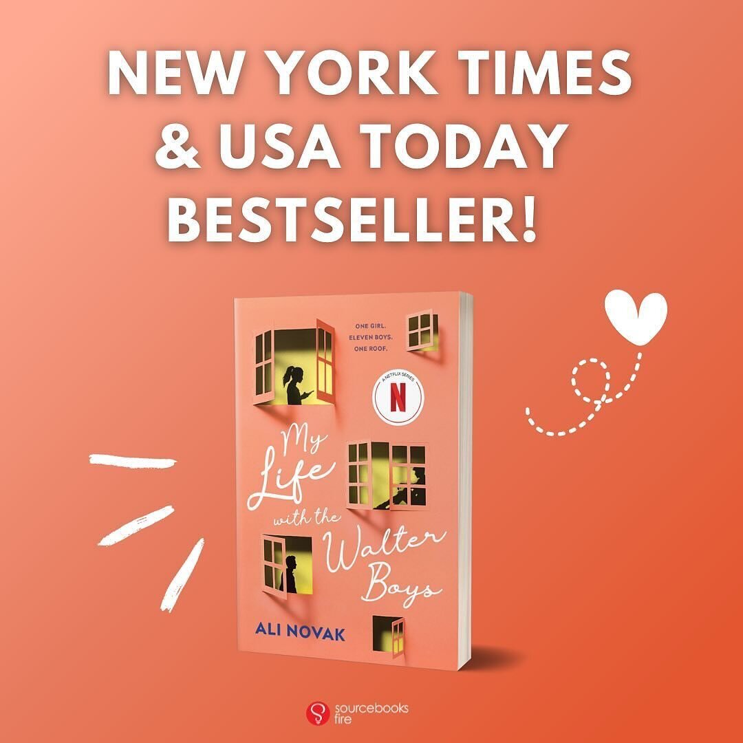 🎉 x a million!! Go @authoralinovak!! #repost 

New York Times and USA Today!?!?This has been a dream of mine since I was a little girl. Thank you so much to everyone who purchased a copy of My Life with the Walter Boys in the past month. I can&rsquo