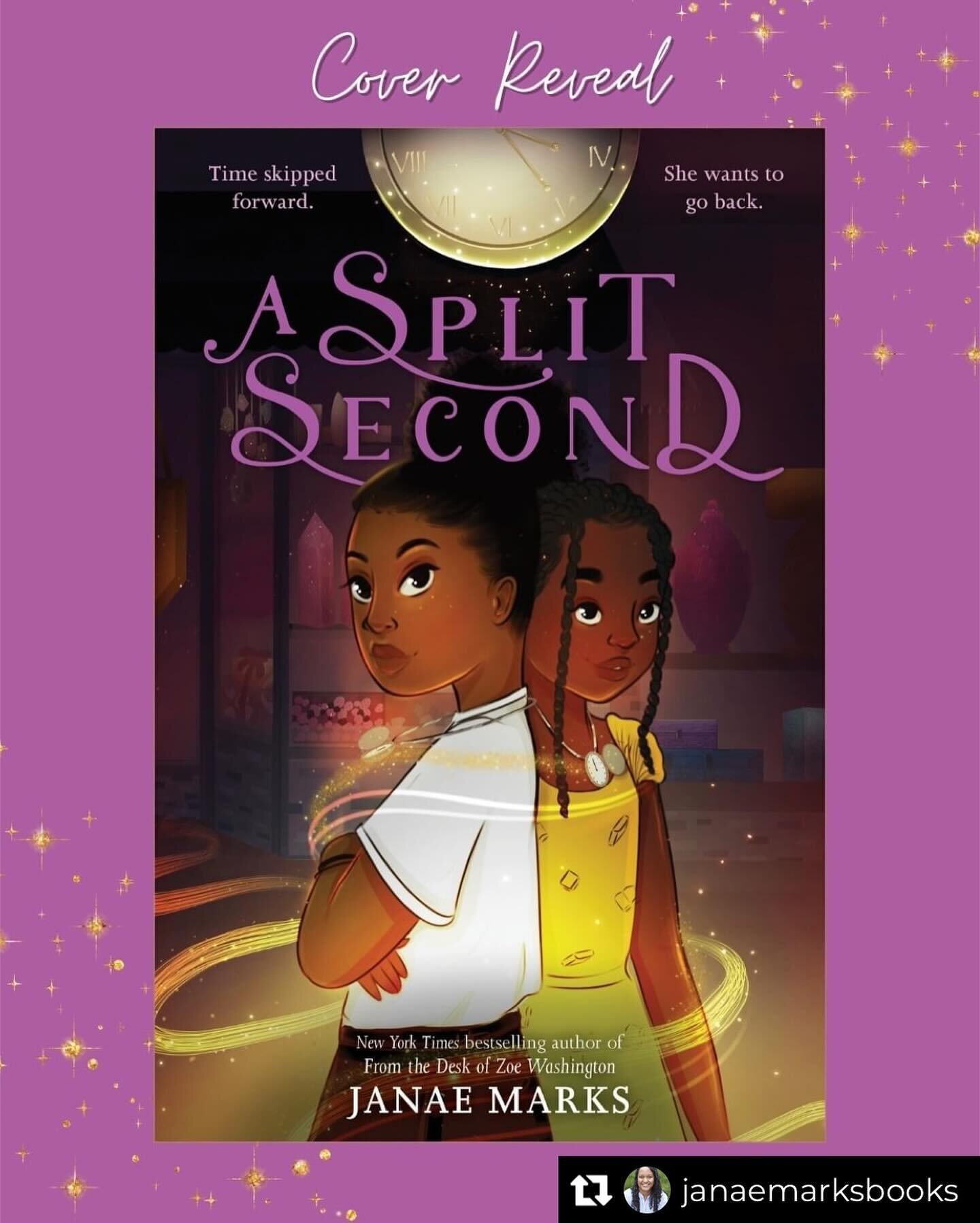 !!! 👀!!!

#repost from @janaemarksbooks

It's #WorldReadAloudDay, so to make it even more exciting, I'm doing a ✨COVER REVEAL!✨

I'm thrilled to share the cover for my upcoming middle grade novel, A SPLIT SECOND! It was illustrated by @audrey_sakho 