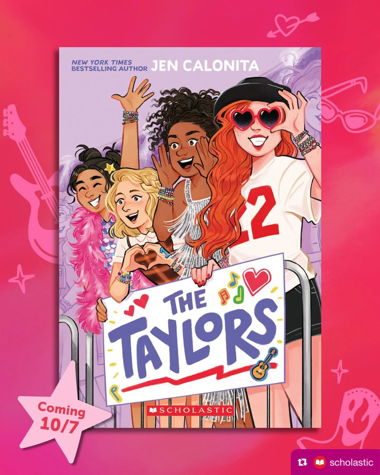 Are you ready for it? 

Pre-order The Taylors by @jencalonita, available everywhere 10/7!!!! @scholastic @mandeldanny

#books #taylorswift #thetaylors #tbr #middlegradebooks #bookstagram #middlegradebookstagram #booksforswifties #swiftie #newbooks #b
