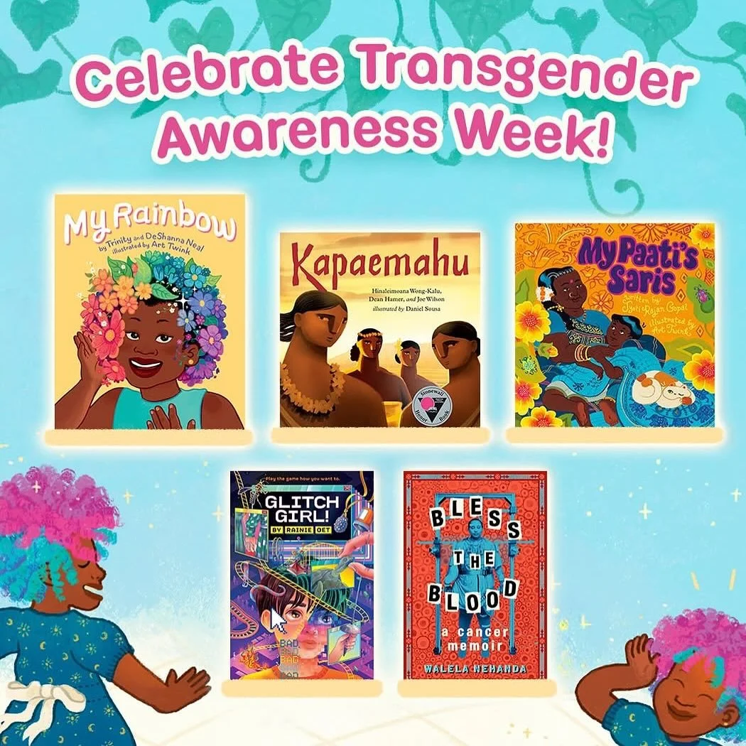 🏳️&zwj;⚧️ #repost from @kokilabooks &amp; love to see three GreenburgerKids titles among all of these gorgeous books. original caption below! 

🏳️&zwj;⚧️ Transgender Awareness Week is a time to appreciate, uplift, and support trans voices and stori