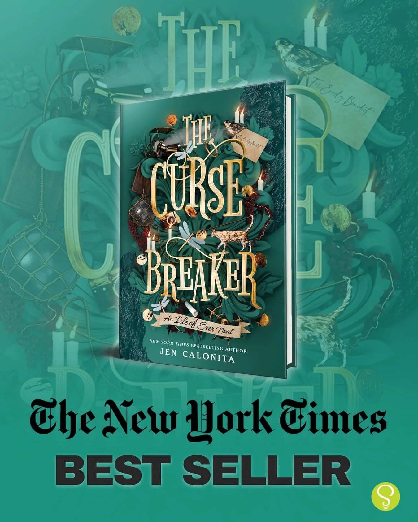 🎉 🎉 🎉 

We are so excited that Book Two in the ISLE OF EVER series has landed on the New York Times bestseller list! 🎉💙 Congratulations to @jencalonita on this thrilling next chapter in Benny&rsquo;s adventure&mdash;higher stakes, bigger secrets