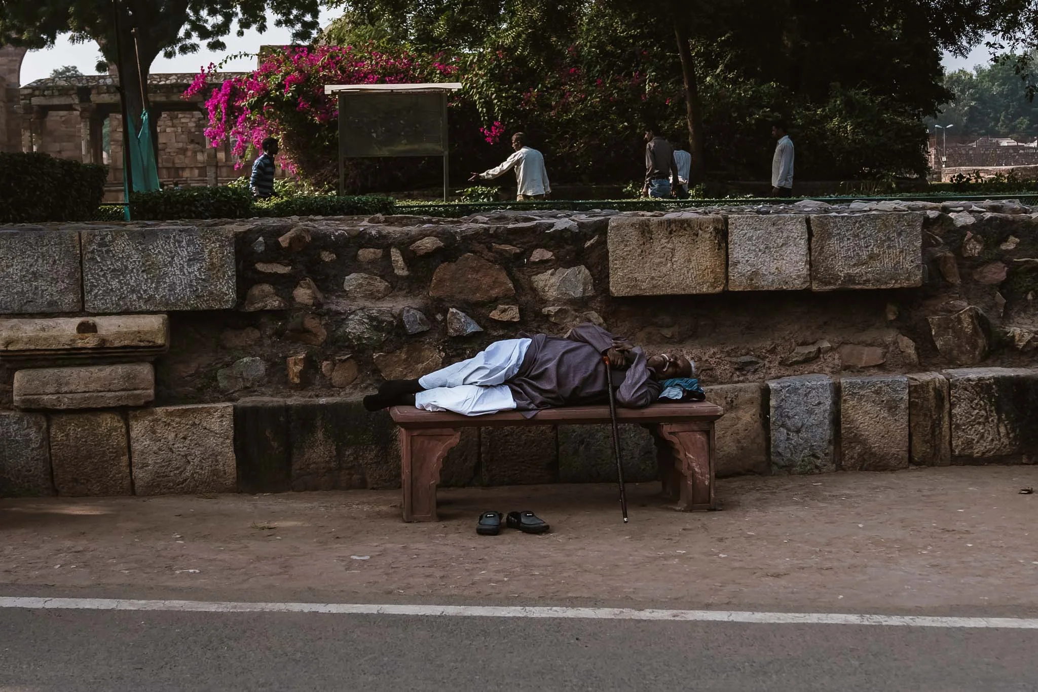 Tired tourist - Delhi