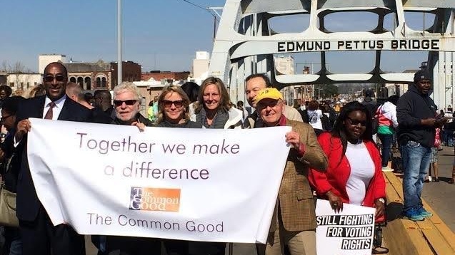  The Common Good marching at the 50th anniversary of the Selma to Montgomery marches 