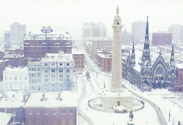 Baltimore in the snow, 2019