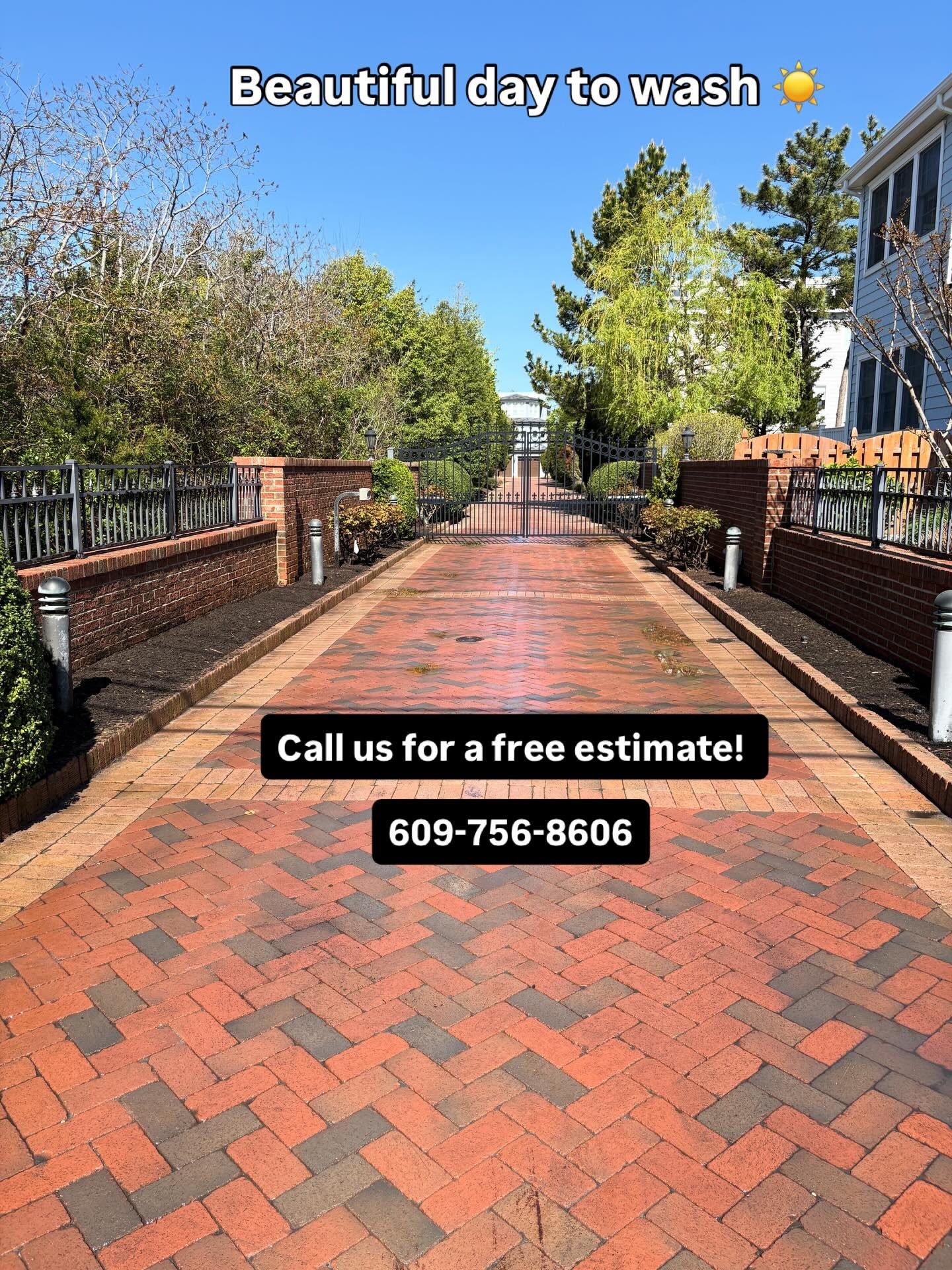 Beautiful day for a wash! 💦

Call us now for a free estimate! 

609-756-8606

#powerwashing #local #lbi #curbappeal #pressurewashing