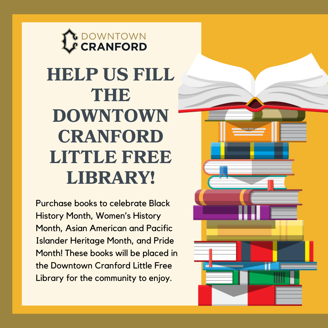 Help Us Fill the Downtown Cranford Little Free Library! Downtown Cranford