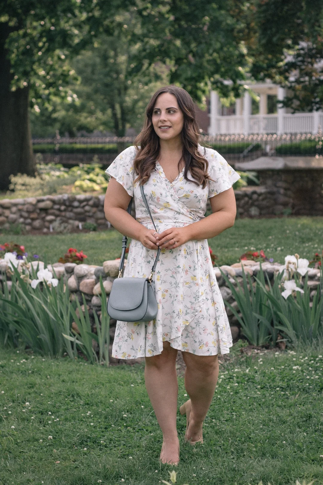 A Light and Breezy Wrap Dress For Spring