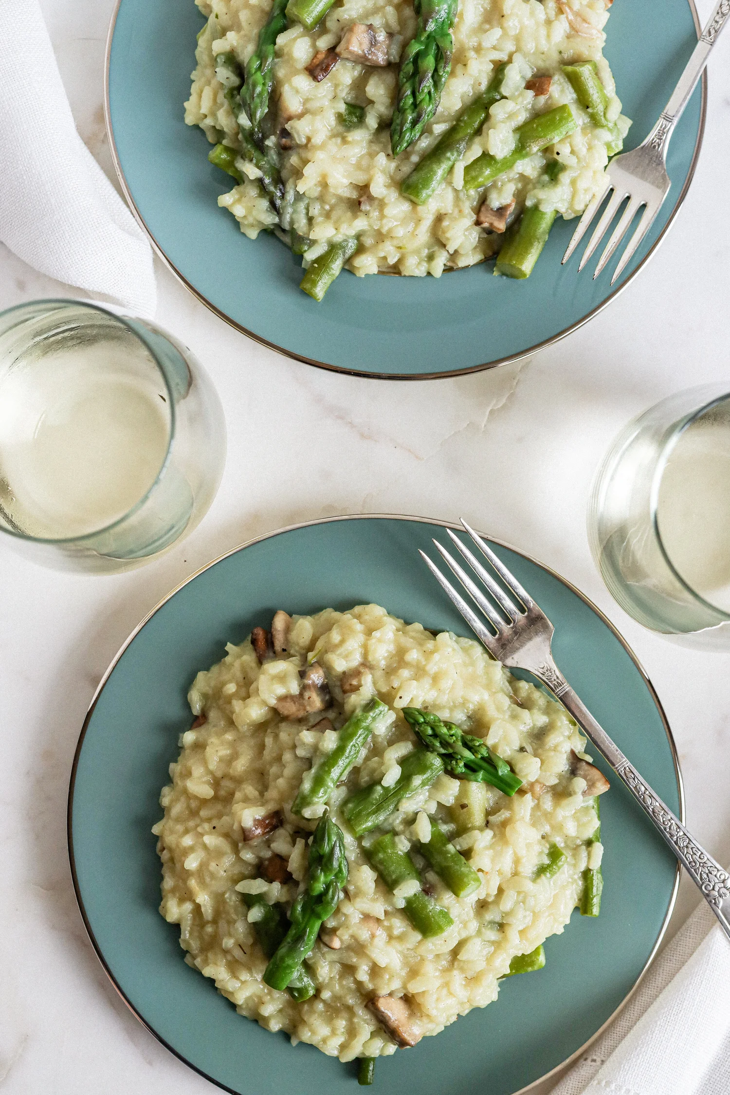 Amaranth Risotto Dairy-Free Asparagus and Mushroom Risotto — Enchanted New England
