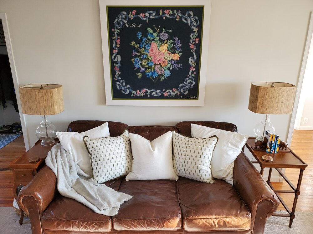 In Our Living Room Three, Craigslist Restoration Hardware Leather Sofa