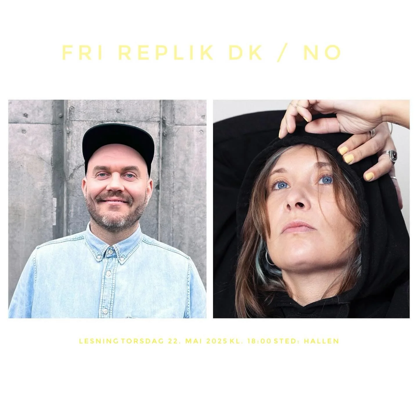 Kom og se oss lese noen ville tekster i utvikling p&aring; dramatikkens hus denne uken ❤️&zwj;🔥

@dramatikkenshus hus skriver:

&eacute;n dansk dramatiker og &eacute;n norsk dramatiker fikk muligheten til &aring; skrive hver sin originale tekst ut f