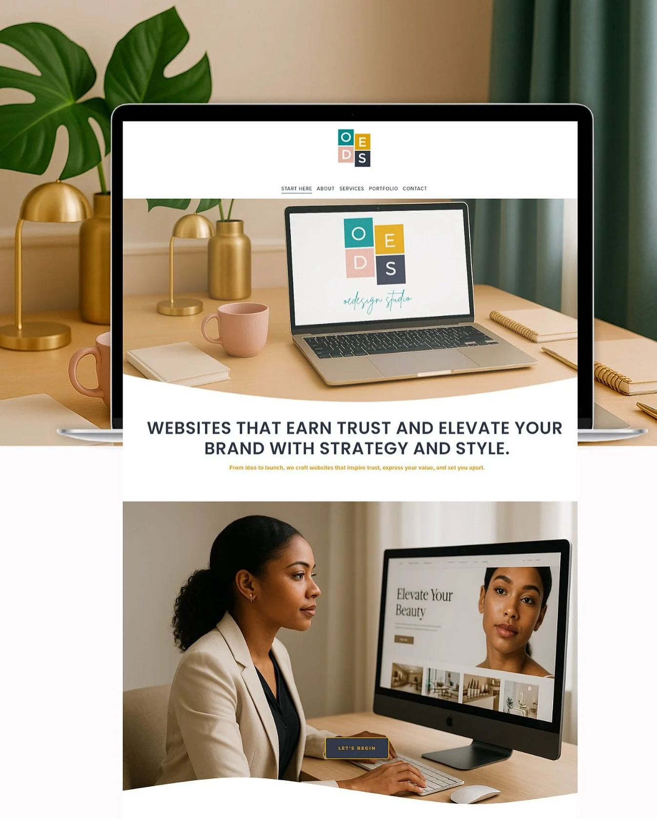 We’ve been quietly building behind the scenes… and it’s finally ready 🤍
The new OEDesign Studio website is officially live, designed with intentional strategy, clean visuals and a high-touch experience for service-based brands re