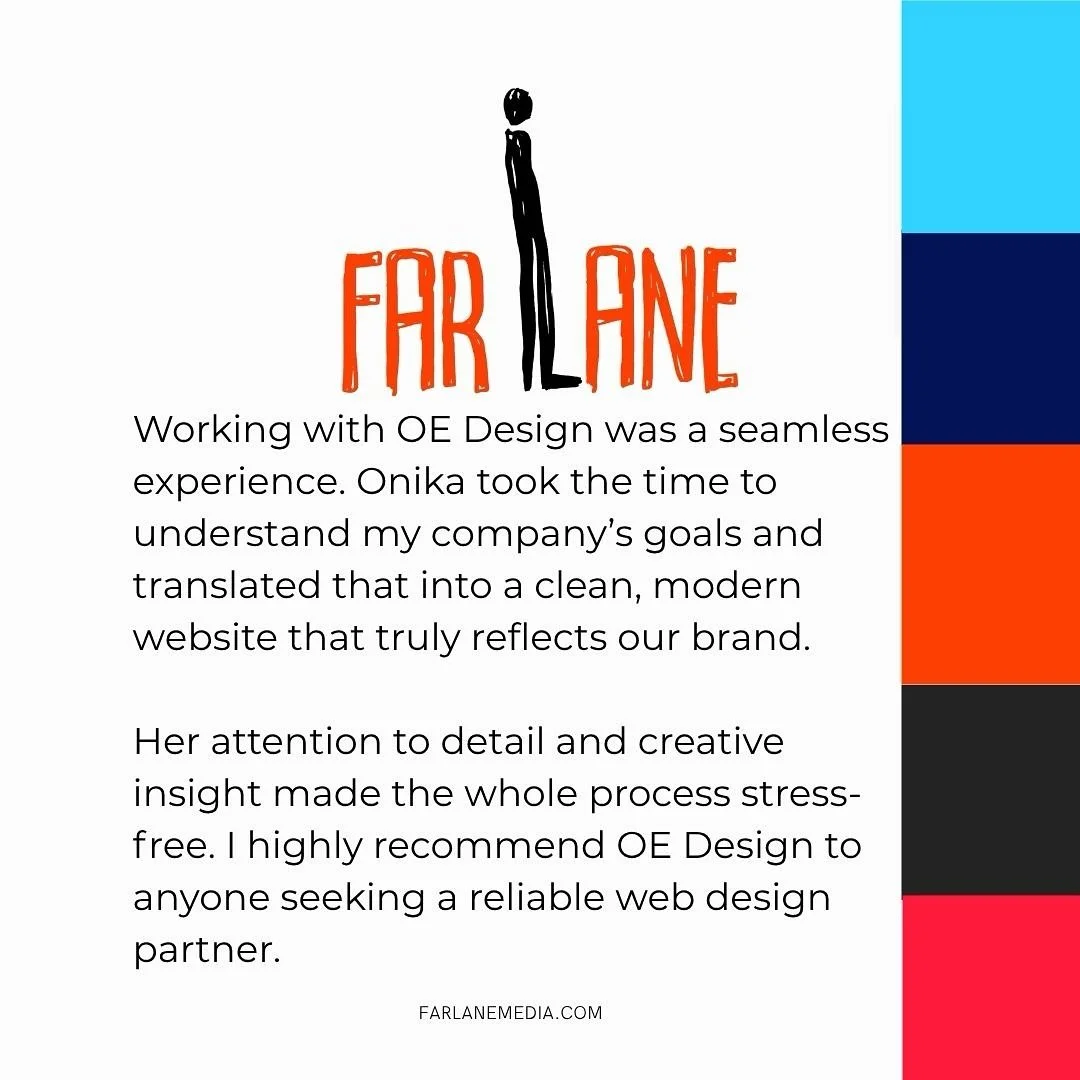 CLIENT FEATURE 🌐✨ | Farlane Media

Founded by Robert &amp; Lesley-Anne Macfarlane, Farlane Media is a production company creating films and educational content that entertain, enrich, and inspire emerging filmmakers.

They approached OEDesign Studio