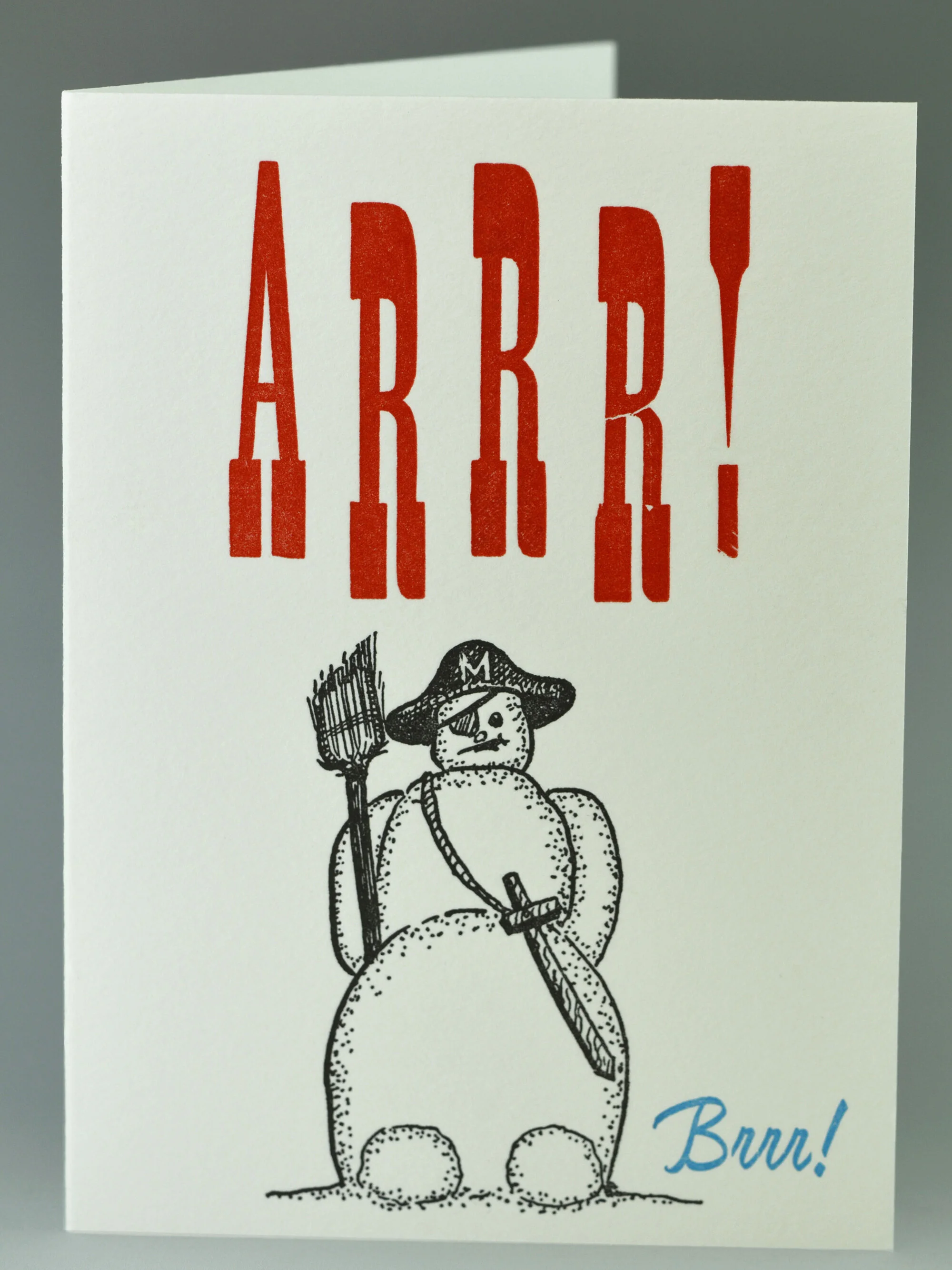 Arr Brr (Pirate Snowman)