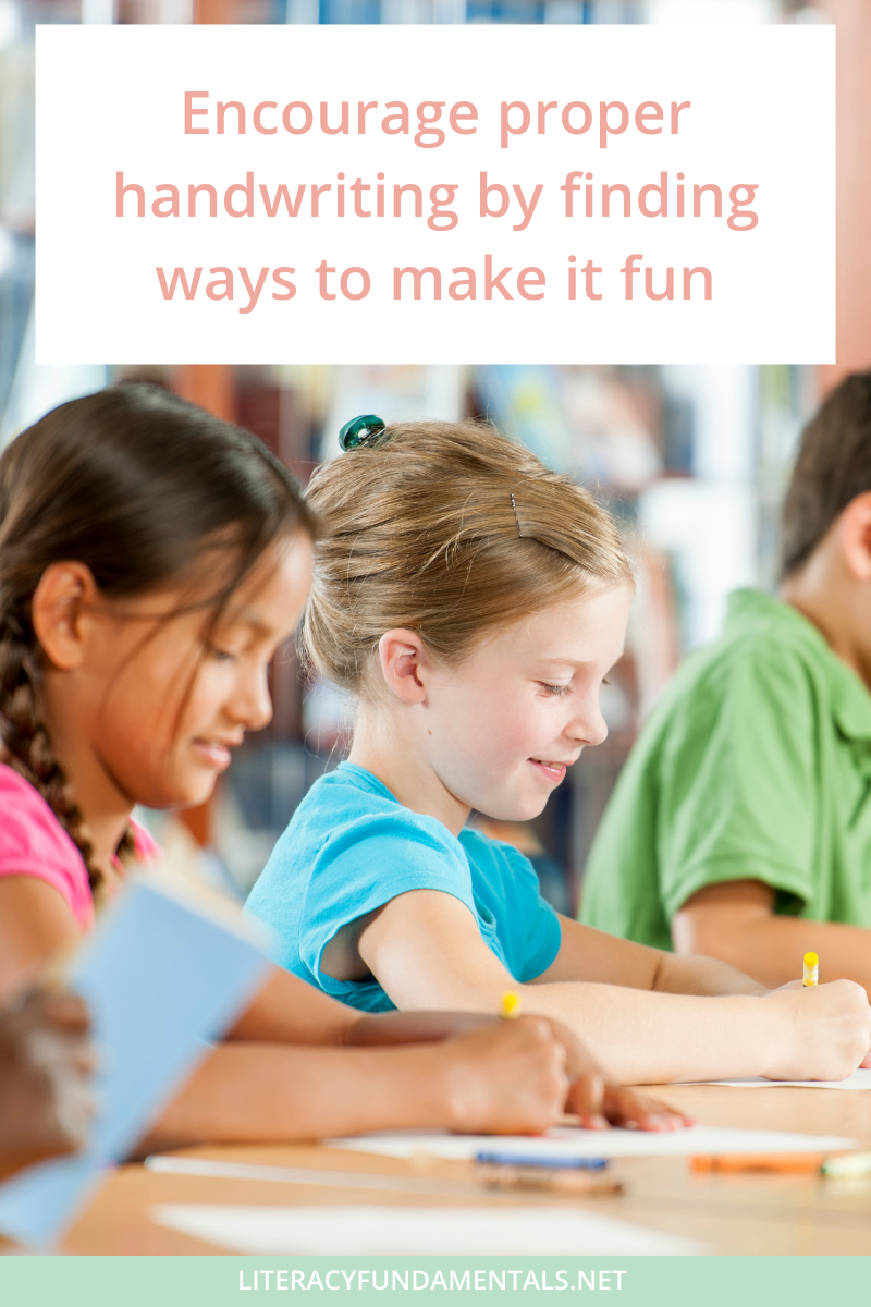 How to Teach Handwriting with Limited Time — Literacy Fundamentals ...