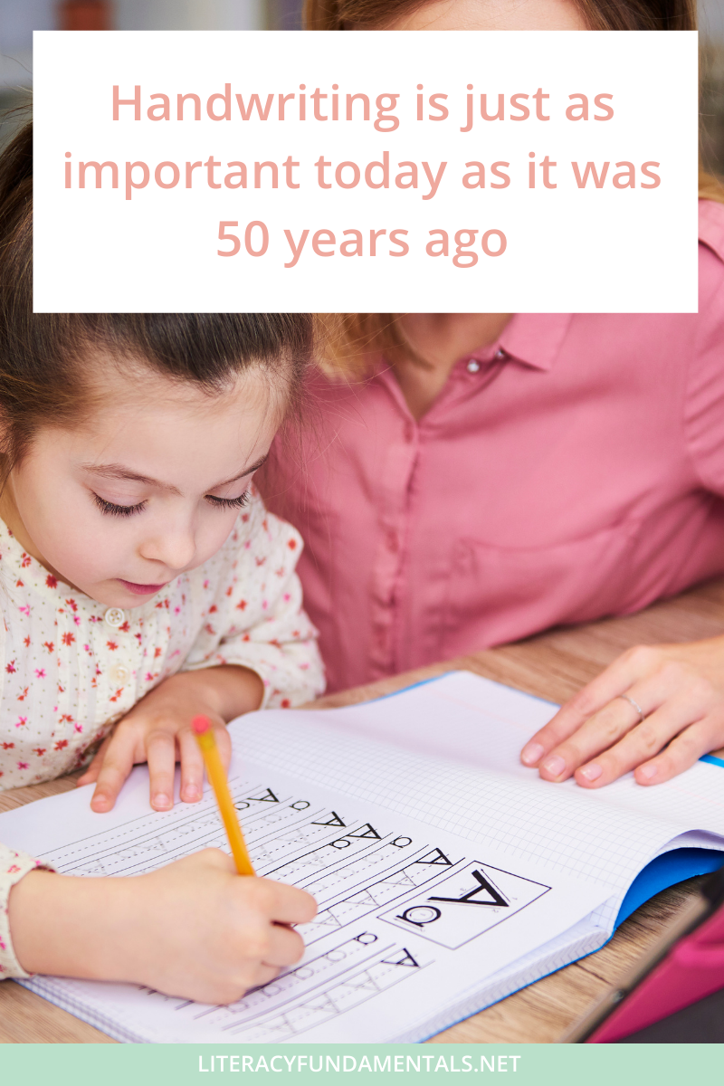 Handwriting is a crucial skill for elementary students