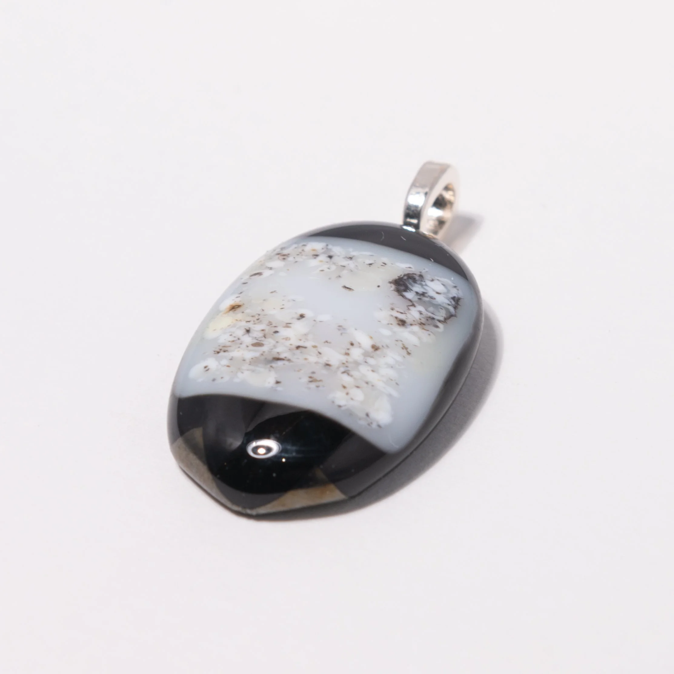 Granite on Black Pendant