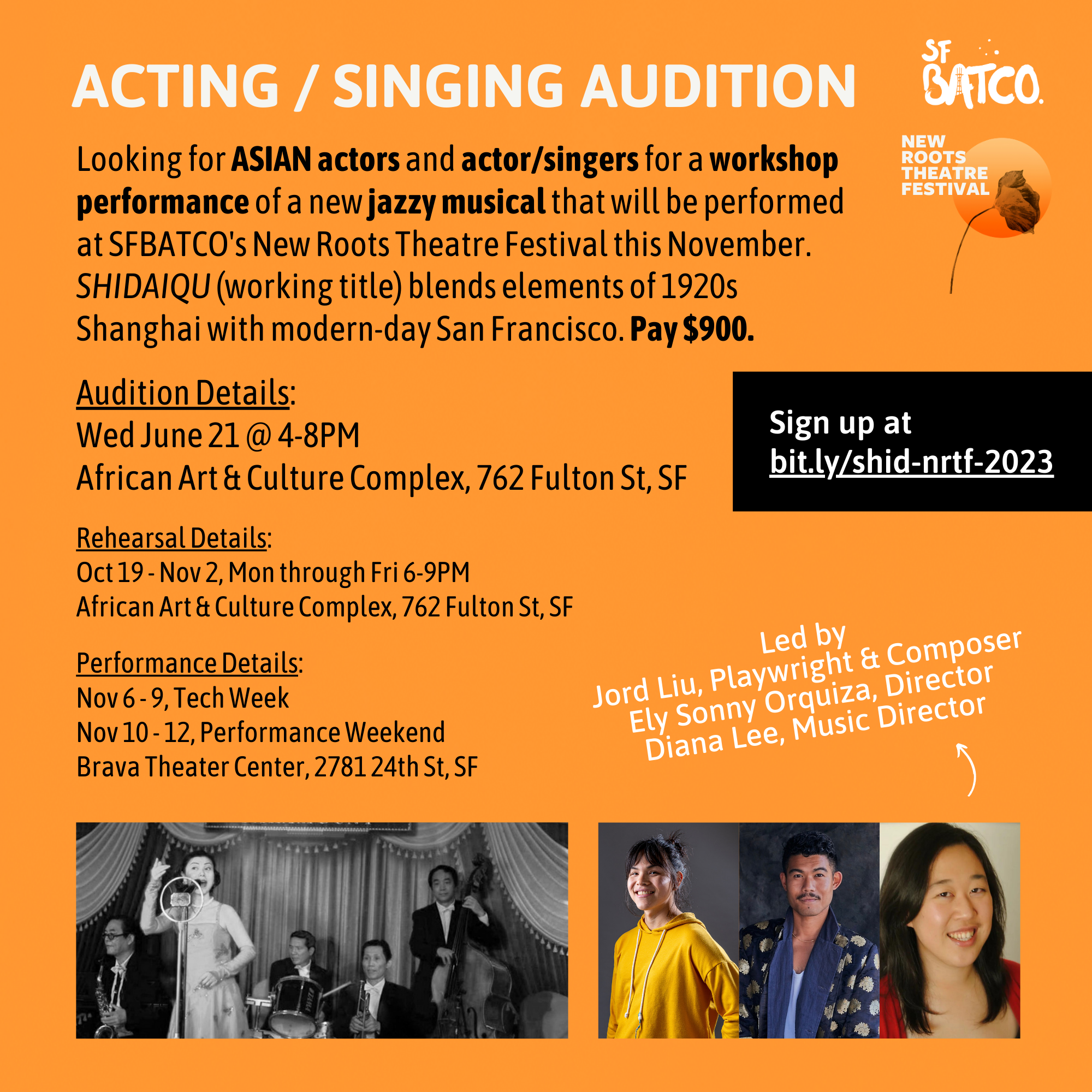 Acting / Singing Audition