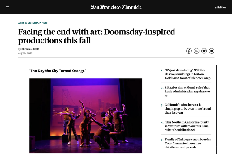 Facing the end with art: Doomsday-inspired productions this fall