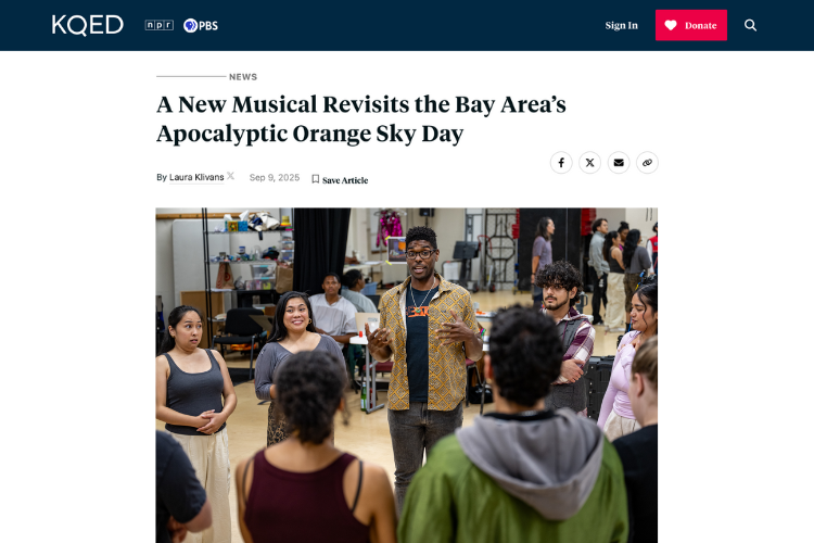 A New Musical Revisits the Bay Area’s Apocalyptic Orange Sky Day