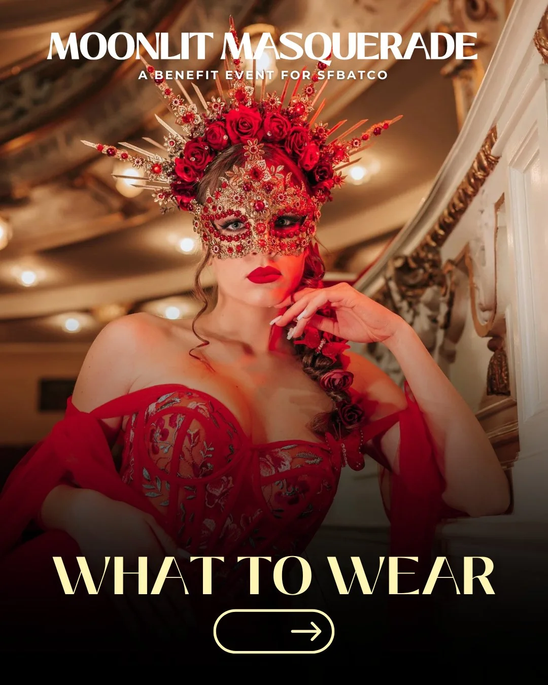 Grab your favorite mask or outfit and get ready for the party. Dress up, have fun, and enjoy the Moonlight Masquerade on November 1. The hottest Halloween party in town!⁠
⁠
Check out some outfit ideas you can wear to the Moonlight Masquerade.