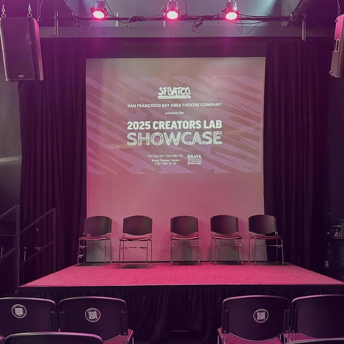 The stage is set, and the Creators Lab Showcase kicks off TODAY!

Only three chances to catch this exclusive look at brand new plays:
-Saturday, December 6 at 3PM
-Saturday, December 6 at 7PM
-Sunday, December 7 at 3PM

Tickets start at just $17. All