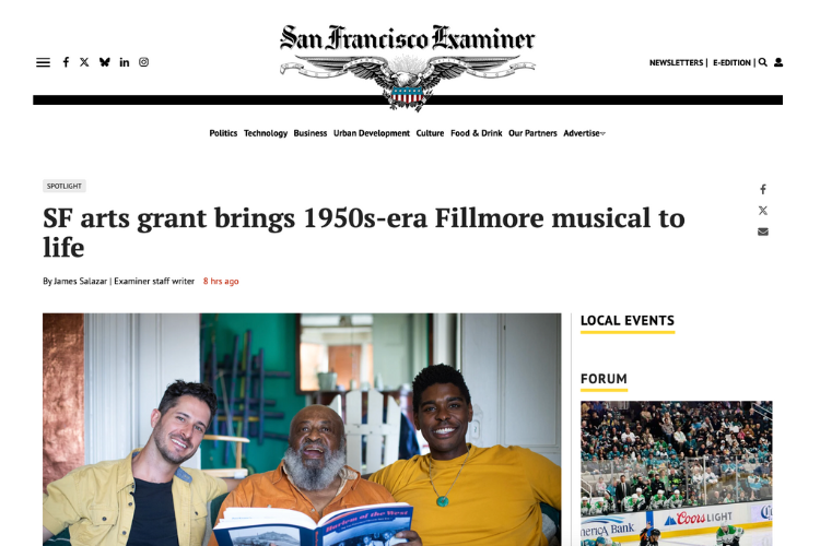 SF arts grant brings 1950s-era Fillmore musical to life