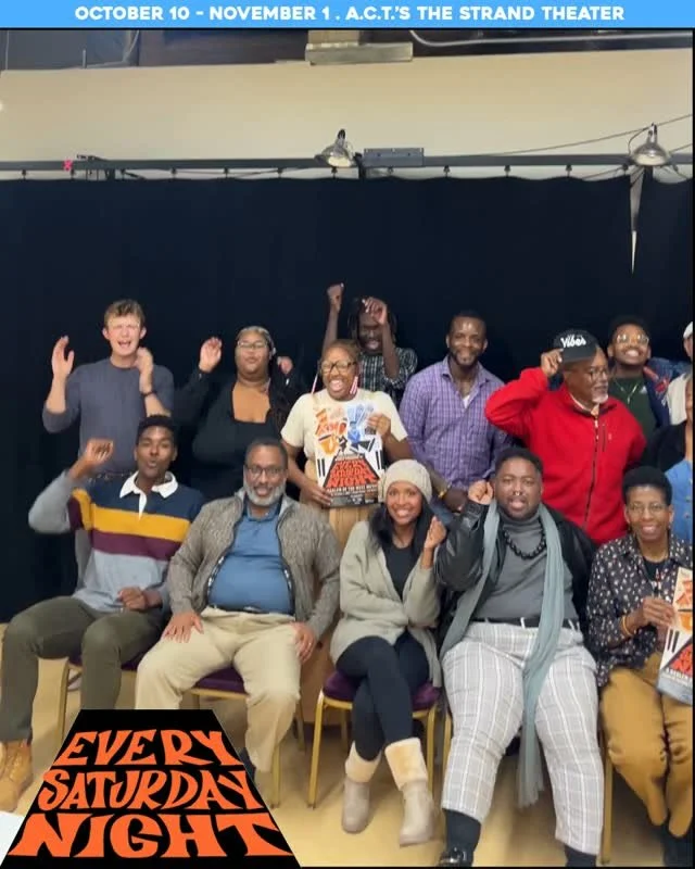 On Tuesday we kicked-off rehearsal for Every Saturday Night! The design team, performers, ambassadors, and donors gathered for design presentations and a table read. ⁠
⁠
Tickets are selling fast! Plan on coming with a group? Now is the best time to g