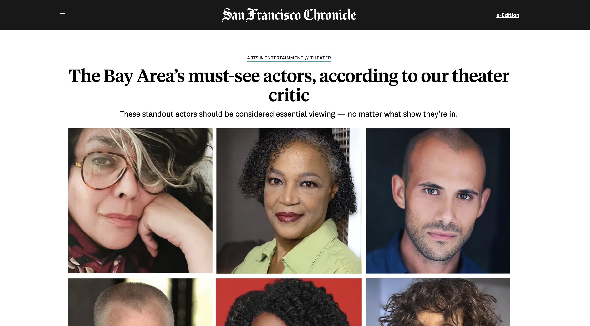 The Bay Area’s must-see actors, according to our theater critic