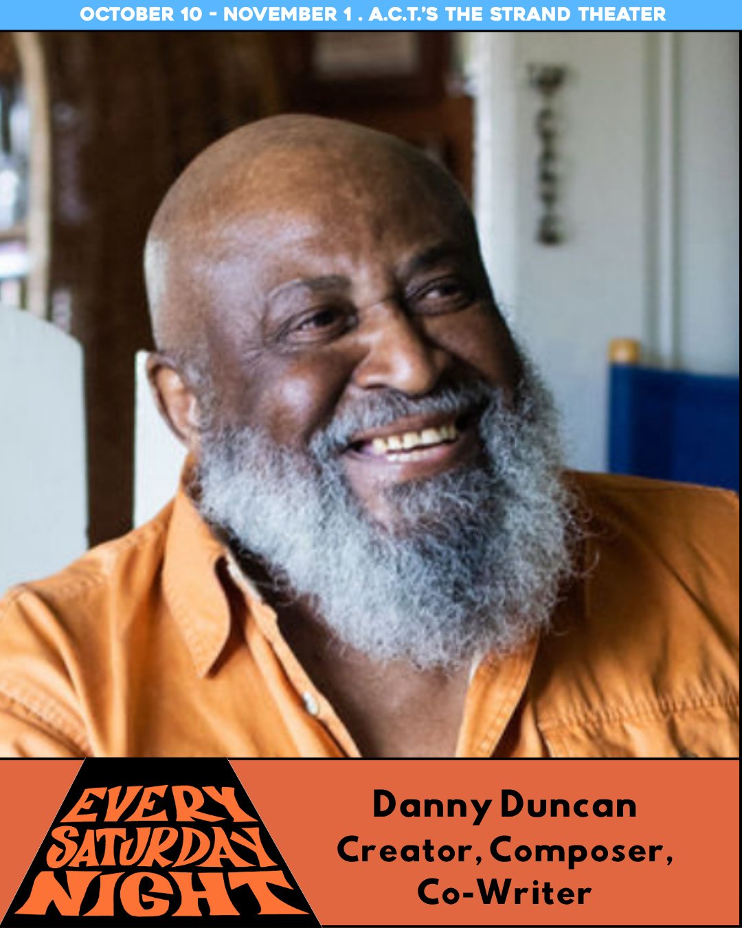 Meet the Creative Team Behind Every Saturday Night!⁠
⁠
Preview performances begin October 10 and tickets start at just $25. See you there! ⁠
⁠
Danny Duncan (Creator, Composer, Co-writer)⁠
Danny Duncan is a director, choreographer, playwright, compose