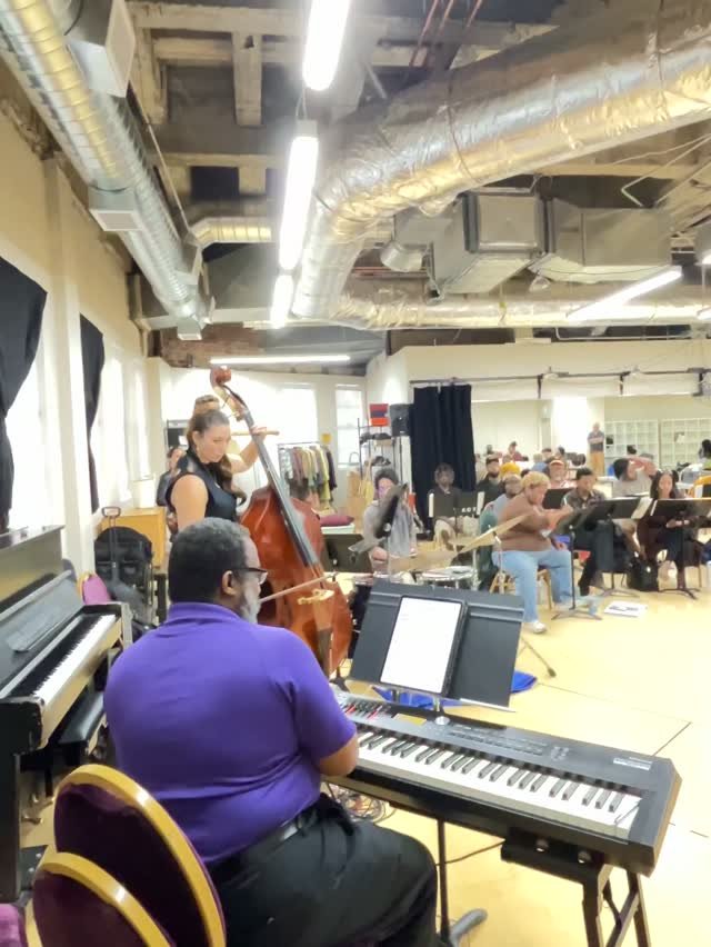 Scenes from the Sitzprobe! Singers sing🌟 and this cast is stacked! Previews for Every Saturday begin next Saturday 10/10 🥹⁠
⁠
Preview performances are the most accessible way to see the show. $28 tix 10/10, 10/11, and 10/14 ⁠
⁠
Shabadaa see see see