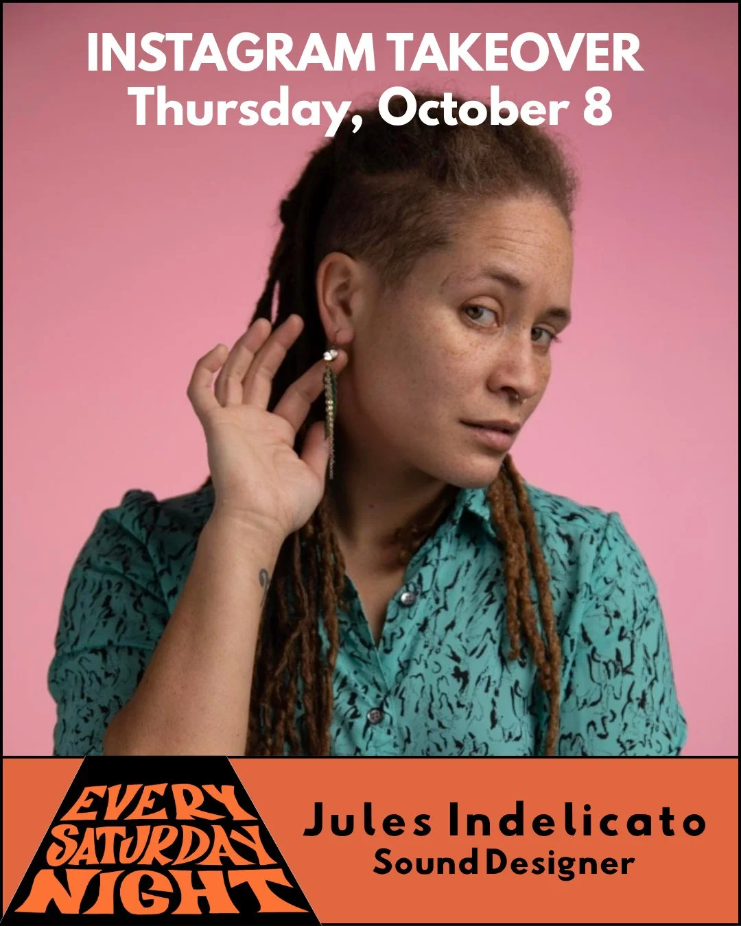 🚨Instagram Takeover 🚨 with Every Saturday Night Sound Designer Jules Indelicato (@itsbeenalovelyday )

🌟Tomorrow, follow-along on our story to watch the behind-the-scenes of Jules&rsquo; creative process. They&rsquo;ll take us to tech and show the