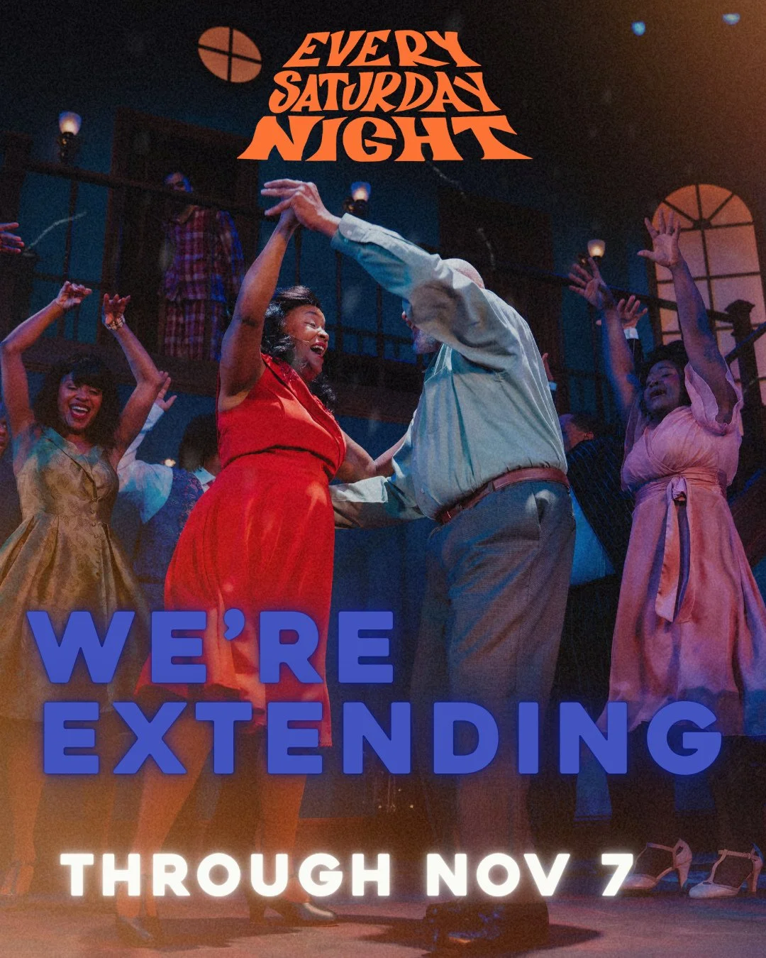 Due to popular demand, Every Saturday Night is extending its run at A.C.T.&rsquo;s Strand Theater through November 7! Get your tickets and join us at Ardella&rsquo;s Place! ⁠
⁠
Five new performances have been added:⁠
⁠
Wednesday, November 4 at 7:30 P