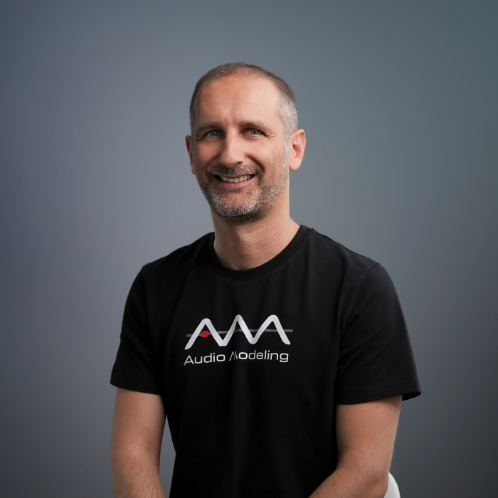Emanuele&nbsp;"Lele" Parravicini - co-founder and CTO of the company, Audio Modeling