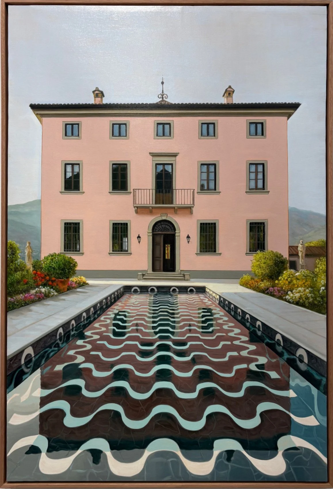  Diego Hernandez, Tuscan Villa, oil on canvas, 59x49 inches 