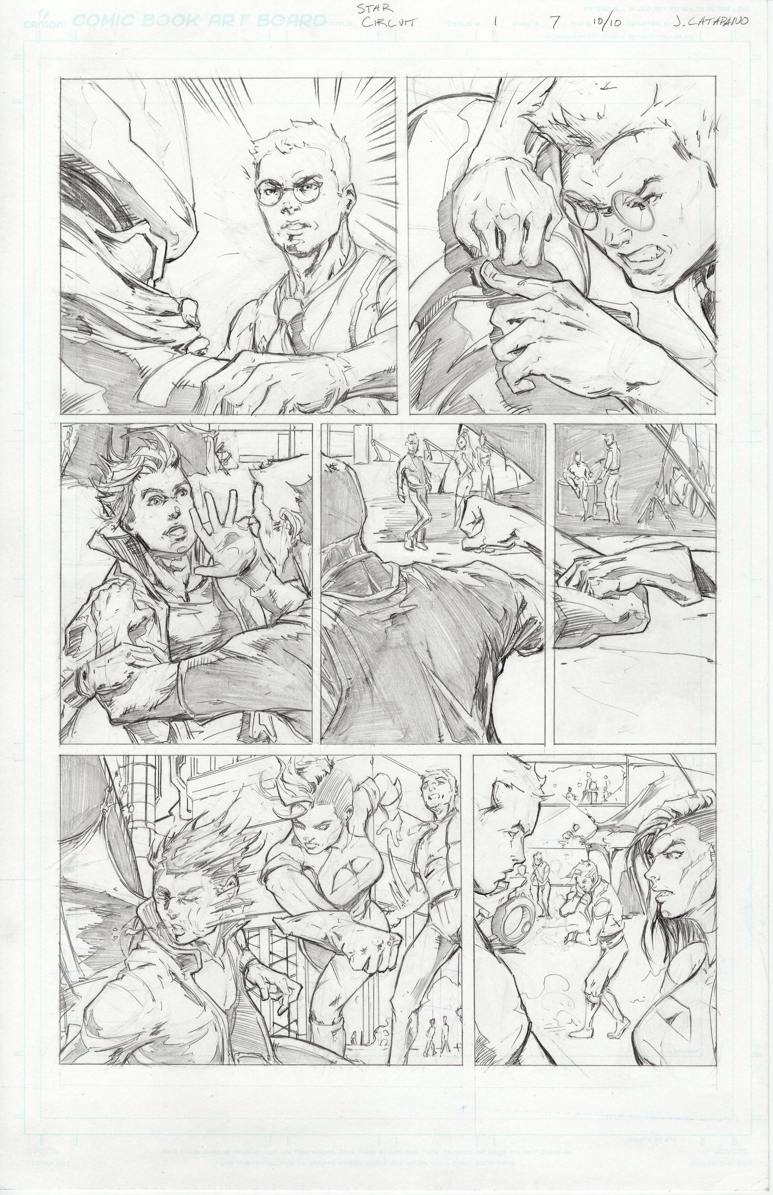 ORIGINAL ART - Star Circuit Ch.1 Page 7